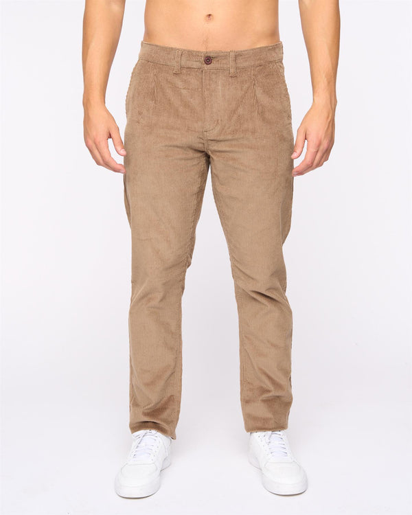 Crosshatch Cordout Loose Pants Biscuit