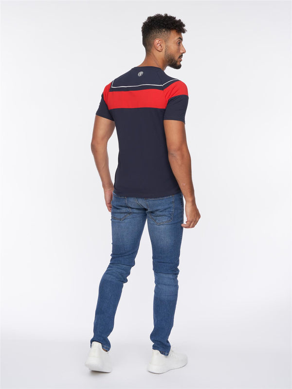 Crosshatch Craftore T-Shirt Navy