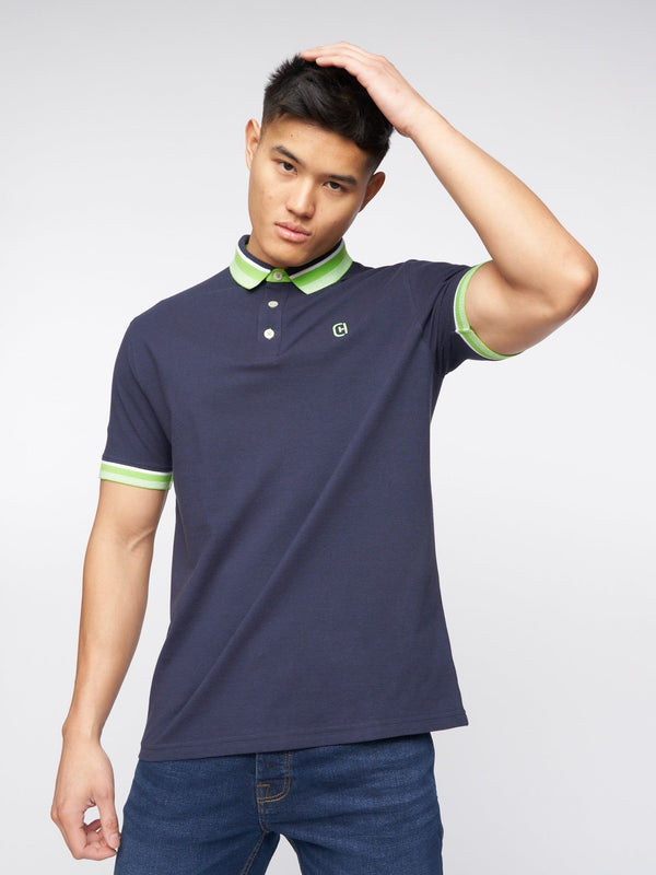 Crosshatch Cratmoore Polo Navy