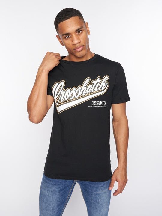 Crosshatch Cronstand T-Shirt Black