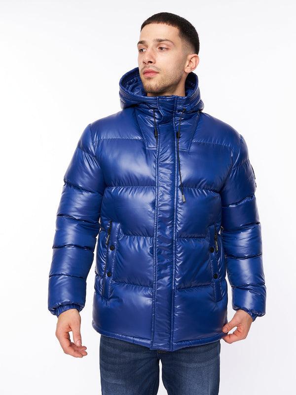 crosshatch Crosswell High Shine Jacket Royal