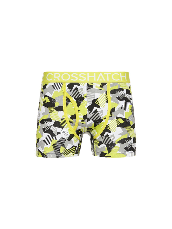 Crosshatch Crystaline Boxers 3pk Lime