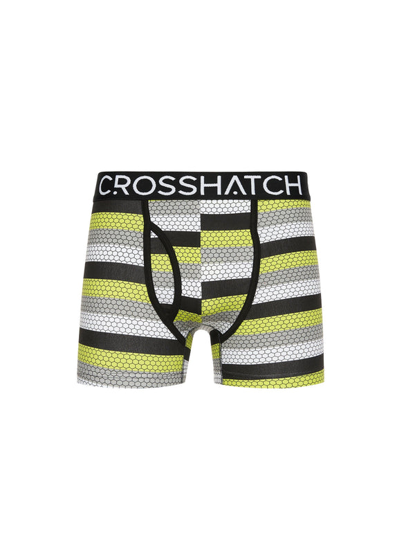 Crosshatch Crystaline Boxers 3pk Lime