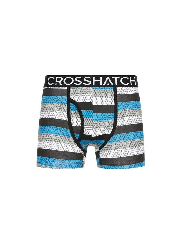 Crosshatch Crystaline Boxers 3pk Malibu Blue