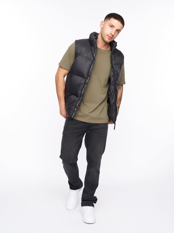 Crosshatch Demerley Gilet Black