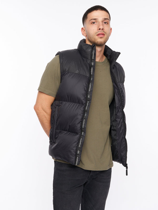 Crosshatch Demerley Gilet Black