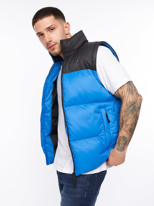 Crosshatch Demerley Gilet Blue