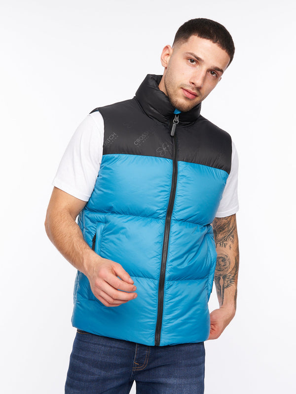Crosshatch Demerley Gilet Petrol