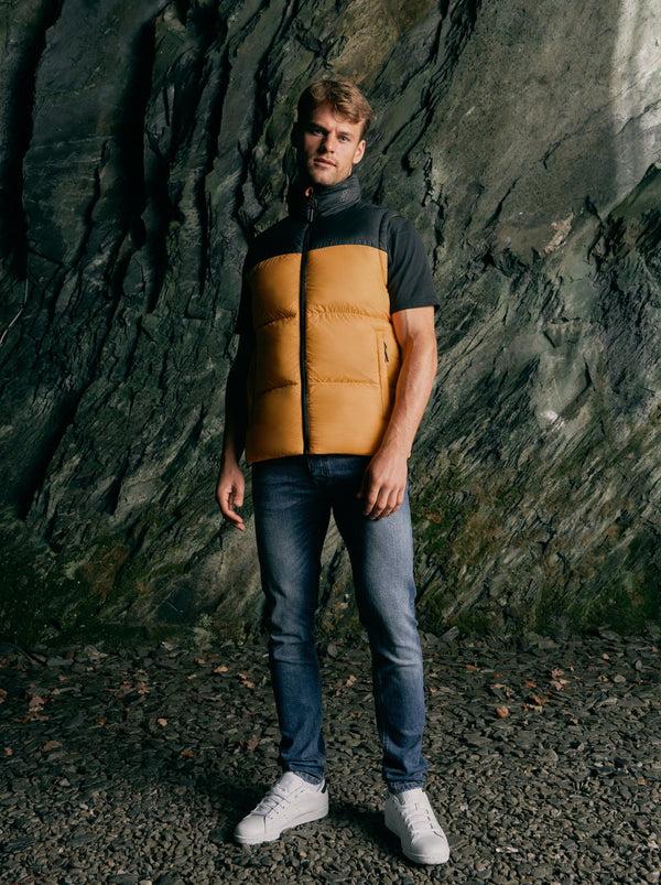 Crosshatch Demerley Gilet Yellow