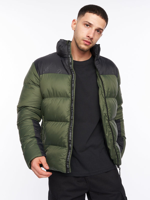 Crosshatch Demerley Jacket Olive