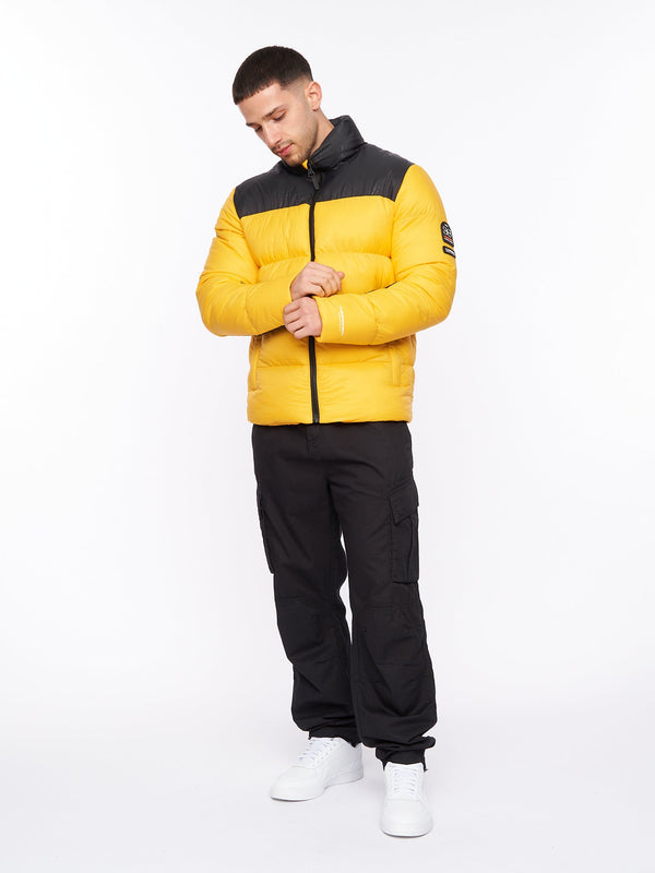 Crosshatch Demerley Jacket Yellow