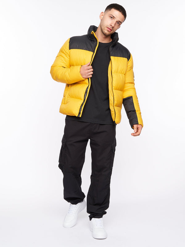 Crosshatch Demerley Jacket Yellow