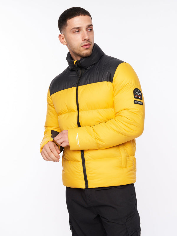 crosshatch Demerley Jacket Yellow