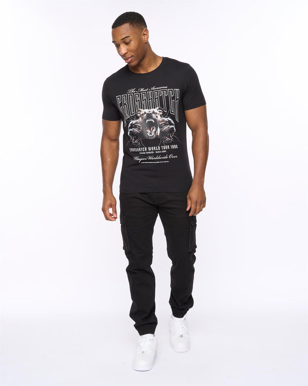 Crosshatch Dogz T-Shirt Black