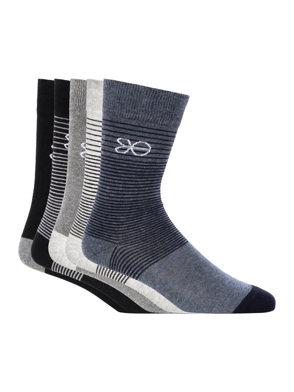 Crosshatch Dupez Socks 5pk Assorted