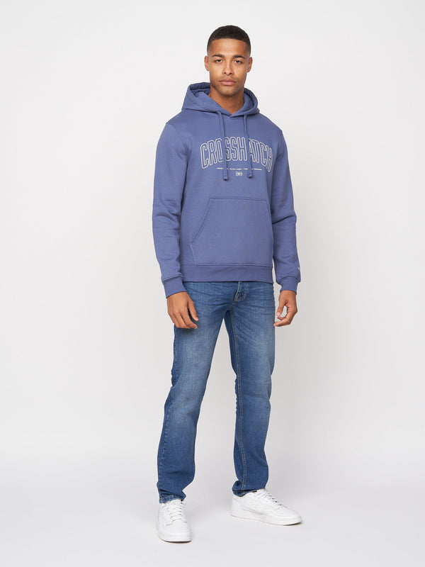 Crosshatch Durango Hoodie Denim Blue