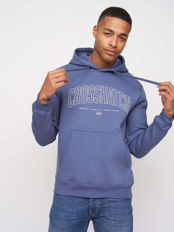 Crosshatch Durango Hoodie Denim Blue