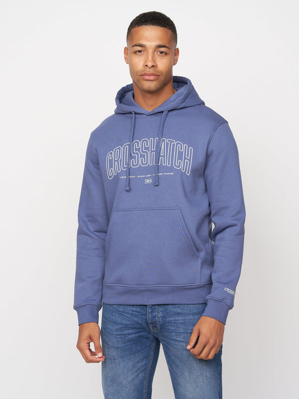 crosshatch Durango Hoodie Denim Blue
