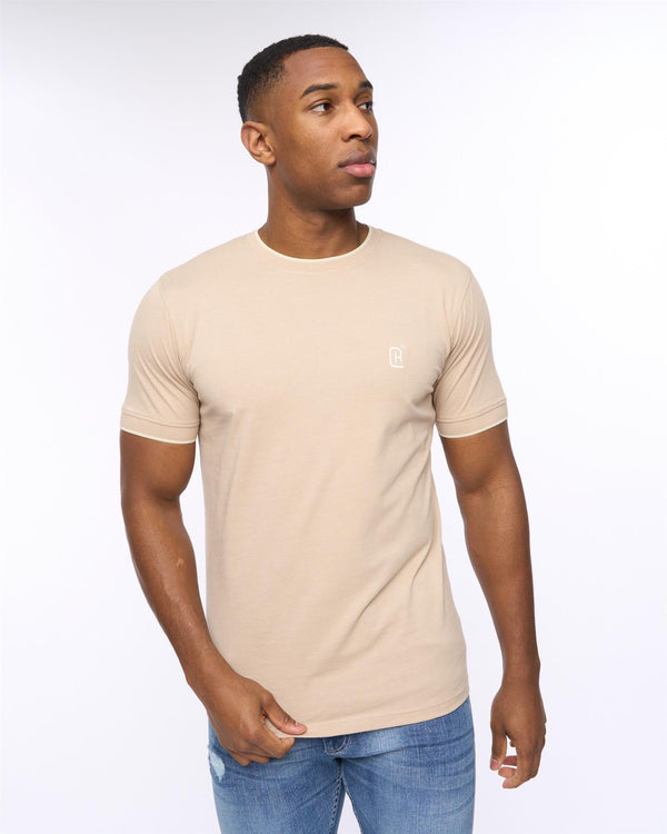 Crosshatch Einstip T-Shirt Stone Marl