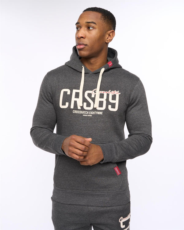 Crosshatch Ellsworth Hoodie Charcoal Marl