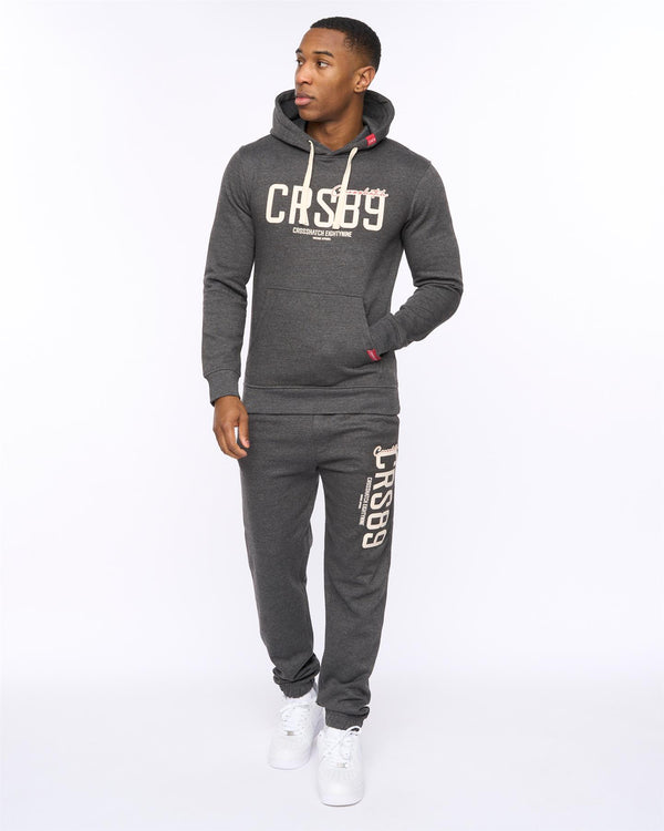 Crosshatch Ellsworth Hoodie Charcoal Marl