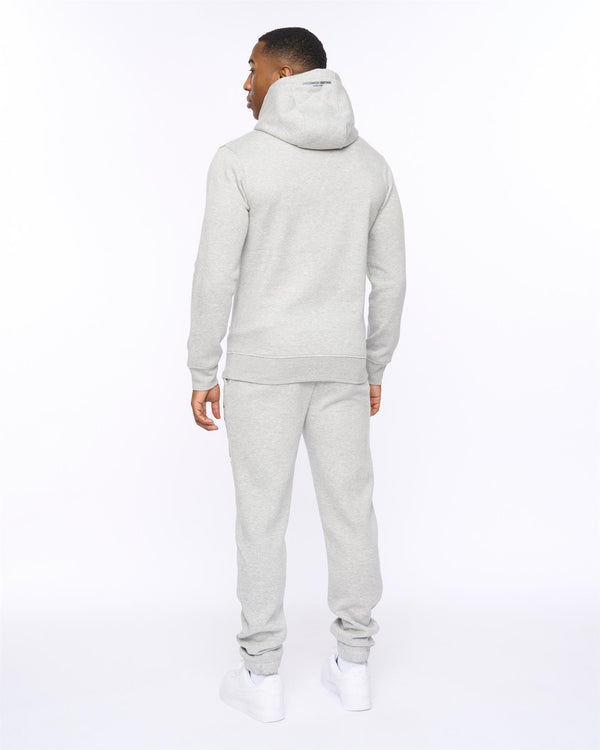 Crosshatch Ellsworth Hoodie Grey Marl