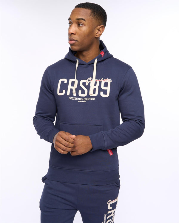 crosshatch Ellsworth Hoodie Navy