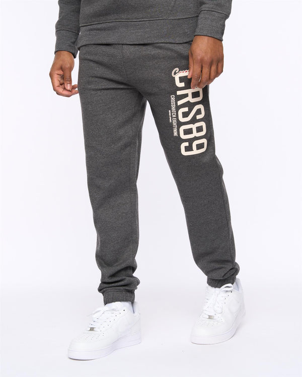 crosshatch Ellsworth Joggers Charcoal Marl