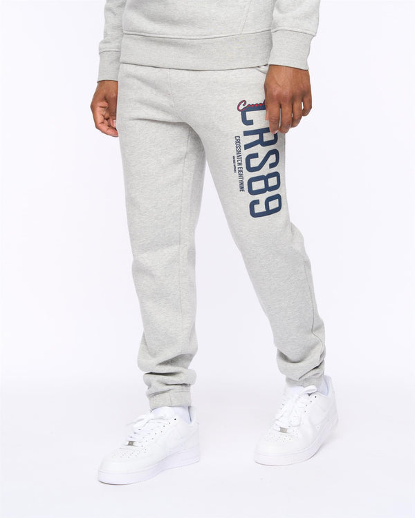 crosshatch Ellsworth Joggers Grey Marl