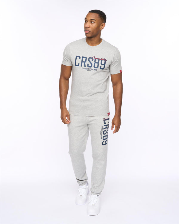 Crosshatch Ellsworth T-Shirt Grey Marl