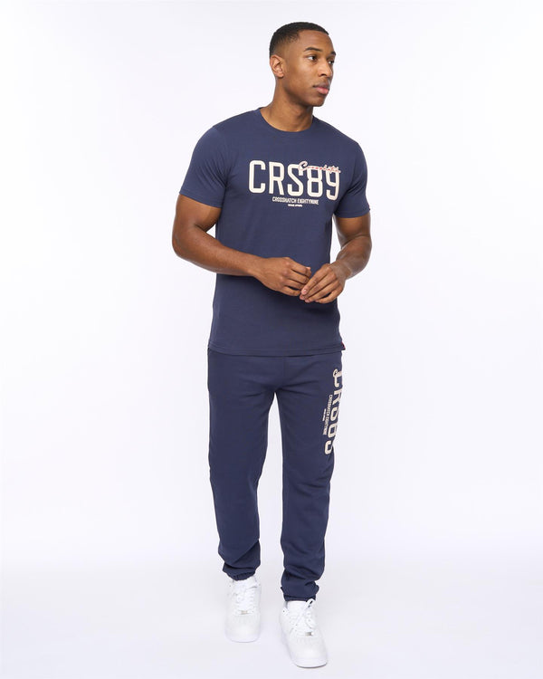 Crosshatch Ellsworth T-Shirt Navy