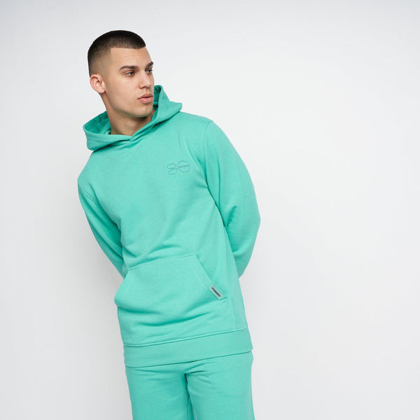 Crosshatch Emmson Hoodie Aqua