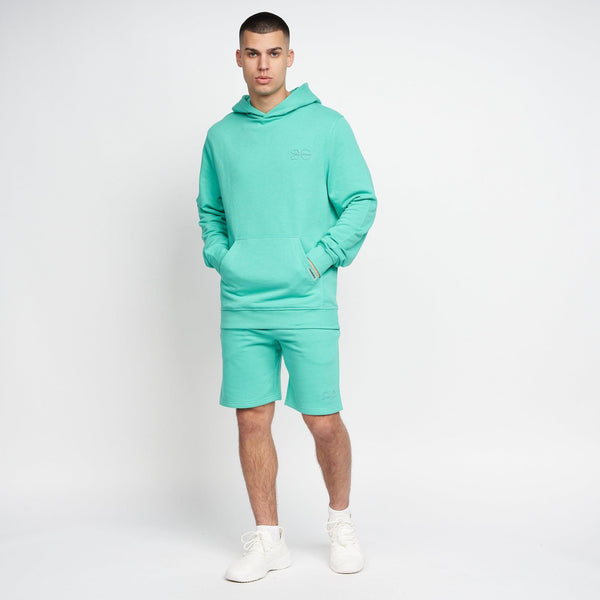 Crosshatch Emmson Hoodie Aqua