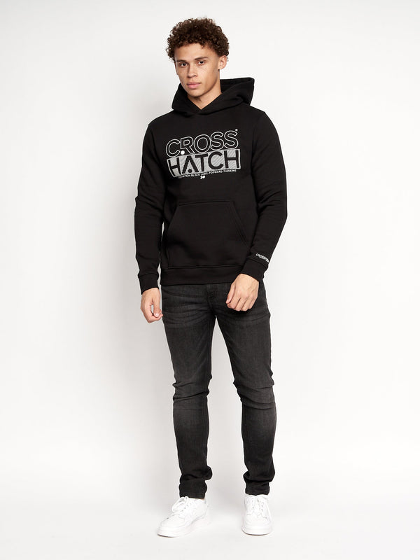 Crosshatch Englow Hoodie 2pk Black/White