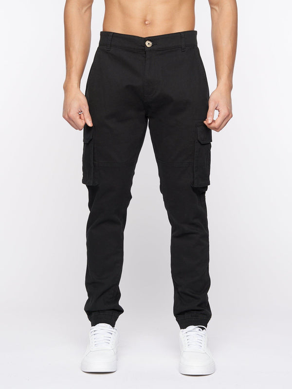 crosshatch Frentons Cargo Pants Black