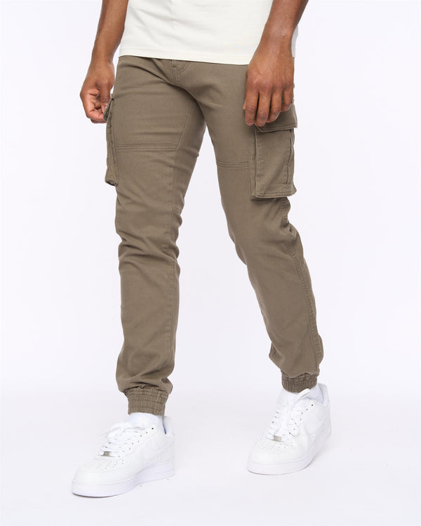 Crosshatch Frentons Cargo Pants Khaki