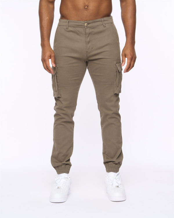 Crosshatch Frentons Cargo Pants Khaki
