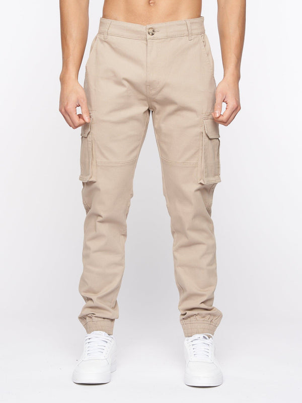 crosshatch Frentons Cargo Pants Stone