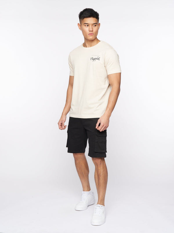 Crosshatch Frentons Cargo Shorts Black