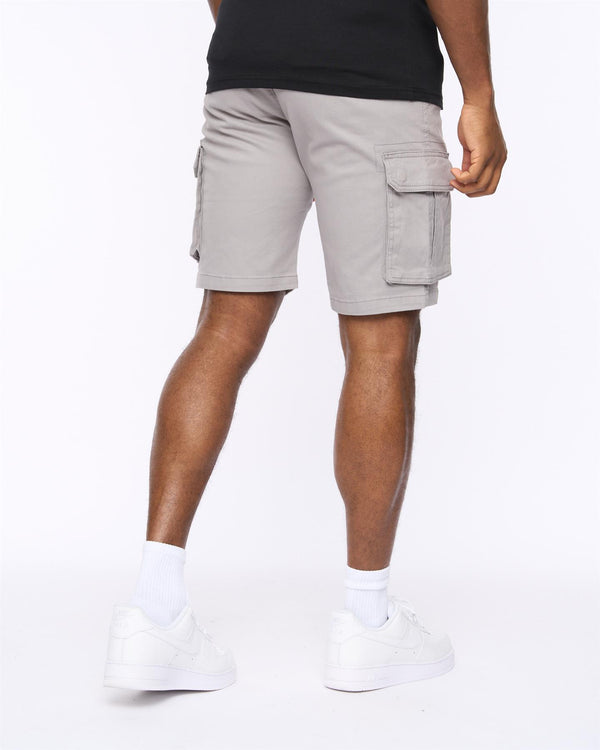 Crosshatch Frentons Cargo Shorts Grey