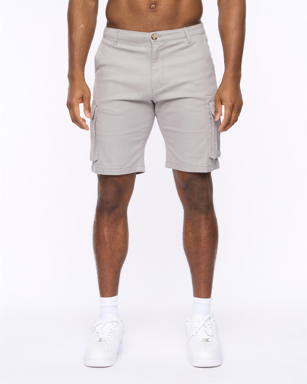 Crosshatch Frentons Cargo Shorts Grey