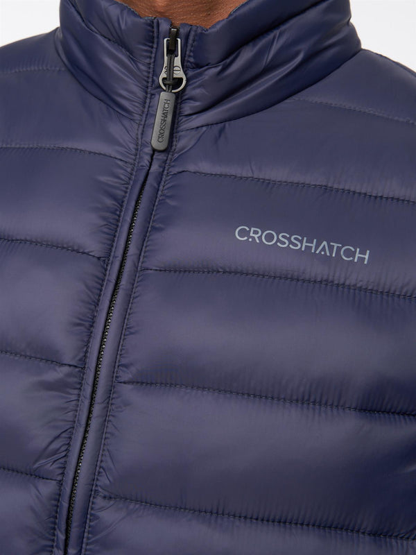 Crosshatch Gattering Gilet Navy