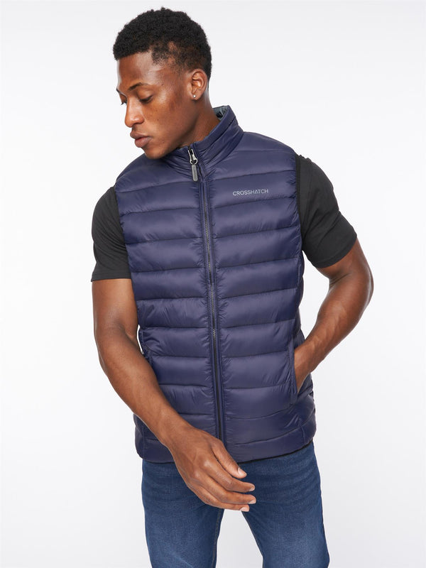 crosshatch Gattering Gilet Navy