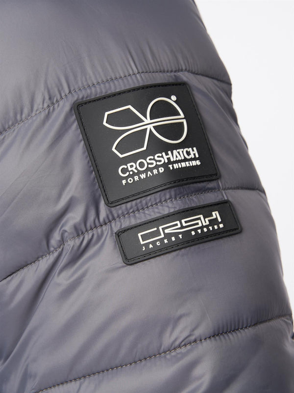 Crosshatch Gattering Jacket Charcoal