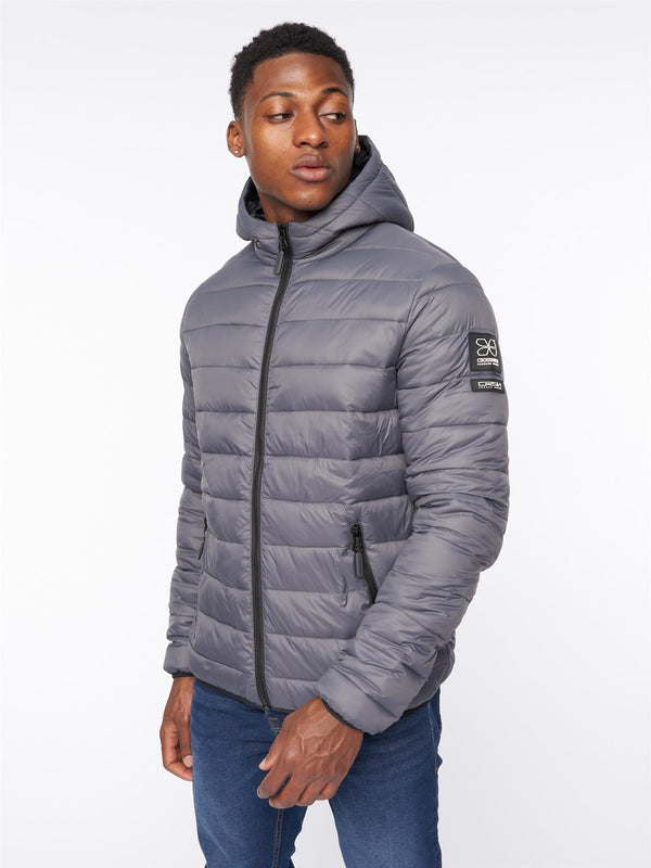 crosshatch Gattering Jacket Charcoal