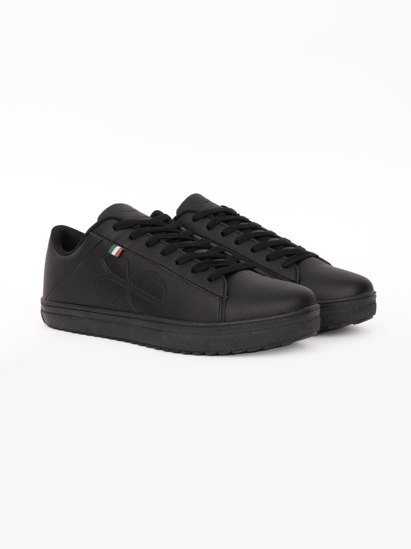 crosshatch Gleaton Trainers Black