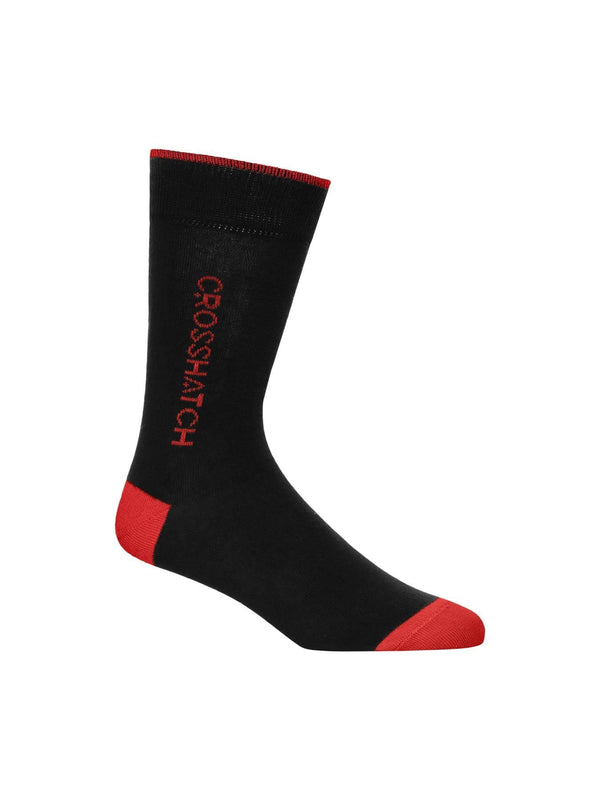 Crosshatch Glowbow Socks 5pk Black