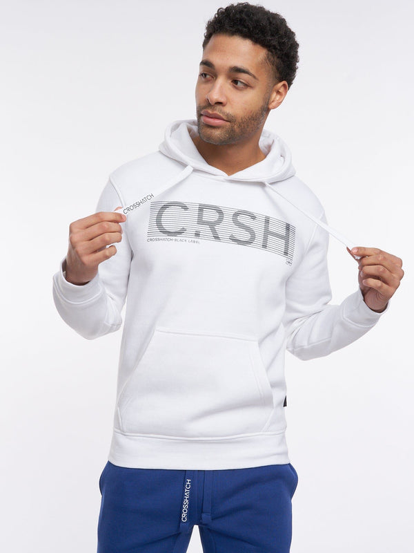 Crosshatch Goldsbury Hoodie White