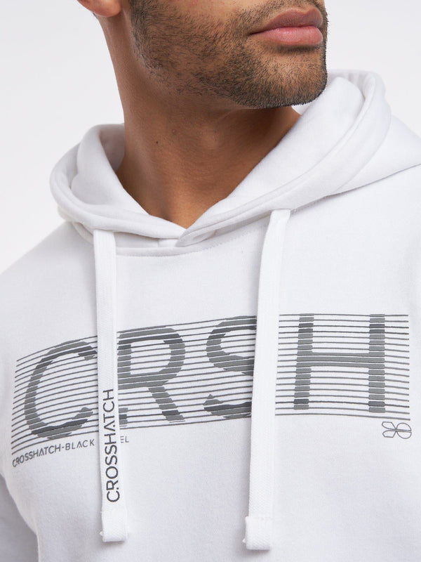 Crosshatch Goldsbury Hoodie White