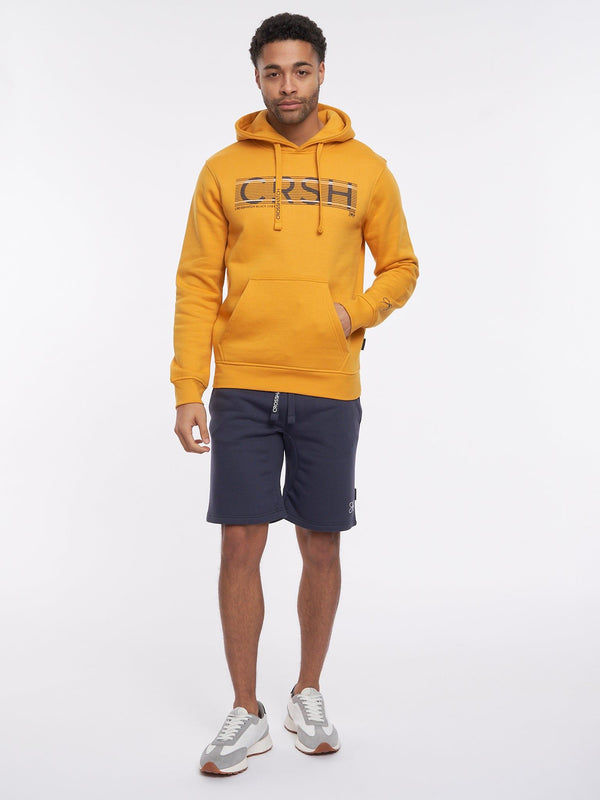 Crosshatch Goldsbury Hoodie Yellow